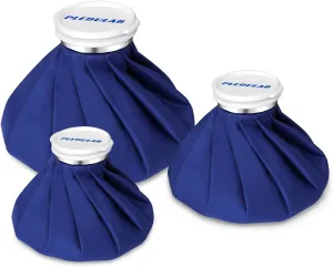 Ice Bag for Injuries, 3 Pack [11" 9" 6"] Reusable Ice Packs for Injuries, Hot & Cold Therapy and Pain Relief
