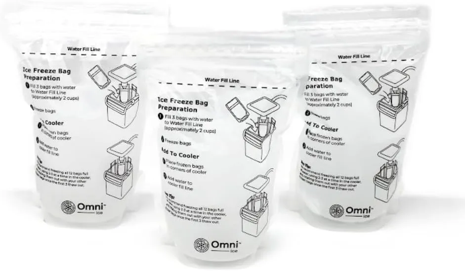 Ice Freeze Bags (Kit of 12) by Omni Ice™