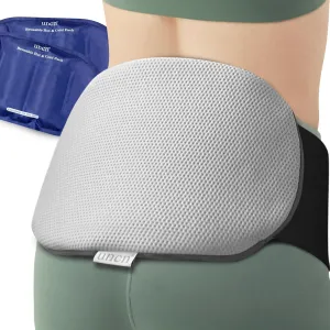Ice Pack for Back Pain Relief 2 Ice Bags for Injuries with Strap Reusable 13.4×8.3" Gel Cold Compress for Sciatica, Lower Lumbar, Waist Long Lasting Hot Cold Therapy Cold Pads with Thermal Bag