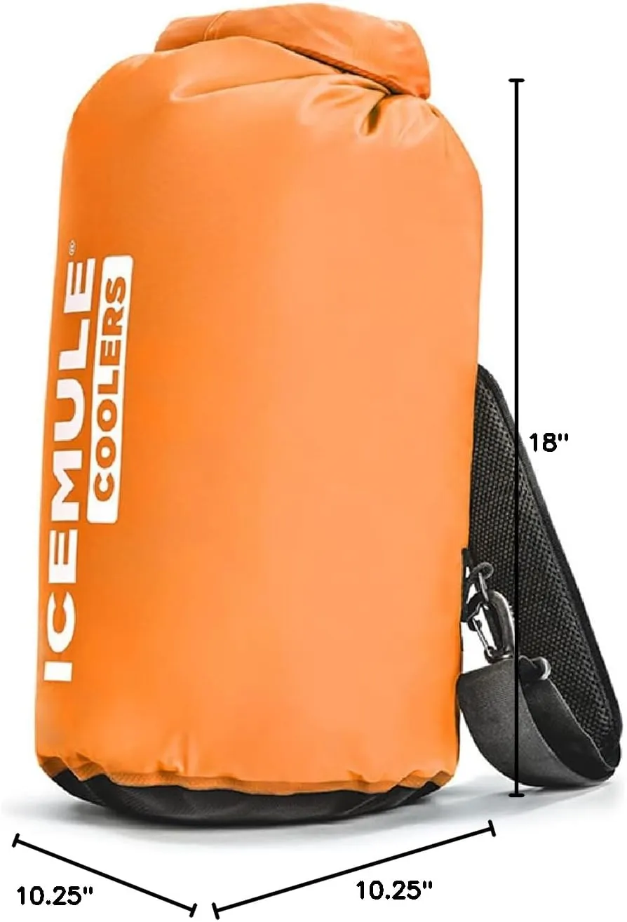 ICEMULE Classic Collapsible Sling Strap Cooler Hands Free, 100% Waterproof, Floats, 24  Hours Cooling, Soft Sided Cooler for the Beach, Concerts, Traveling, RV-ing, Hiking, Kayaking, Camping & Fishing