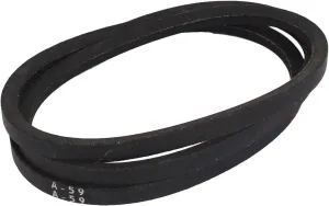 IIVVERR A59 Type Rubber Machine Transmission Band Drive Vee V Belt 59" x 1/2" Black (Tipo A59 Banda de transmisión de la máquina de goma Accionamiento Vee V Correa 59' 'x 1/2' 'Negro