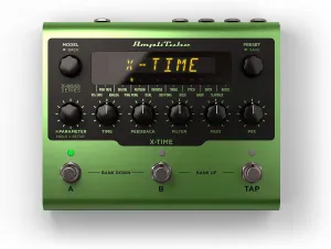 IK Multimedia AmpliTube X-TIME Delay pedal, All-new, audiophile delay algorithms, from tape to bucket to crystal-clear