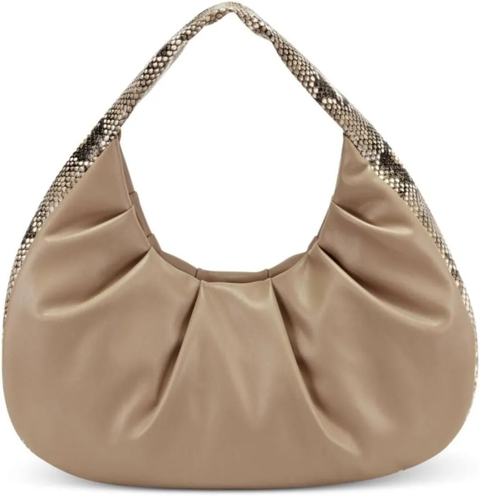 INC International Concepts Womens Hobo,Camel/Snake,One Size