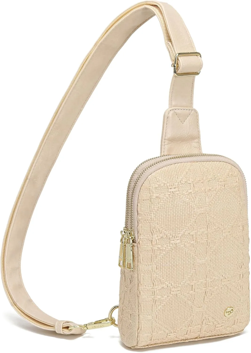 INICAT Summer Straw Bag Small Sling Beach Bag Crossbody Bags for Women