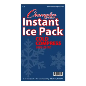 Instant Ice Packs - Senior Size 4" x 9" -Case of 16