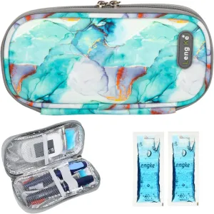 Insulin bag with ishotermal effect (2 ice pack Green)