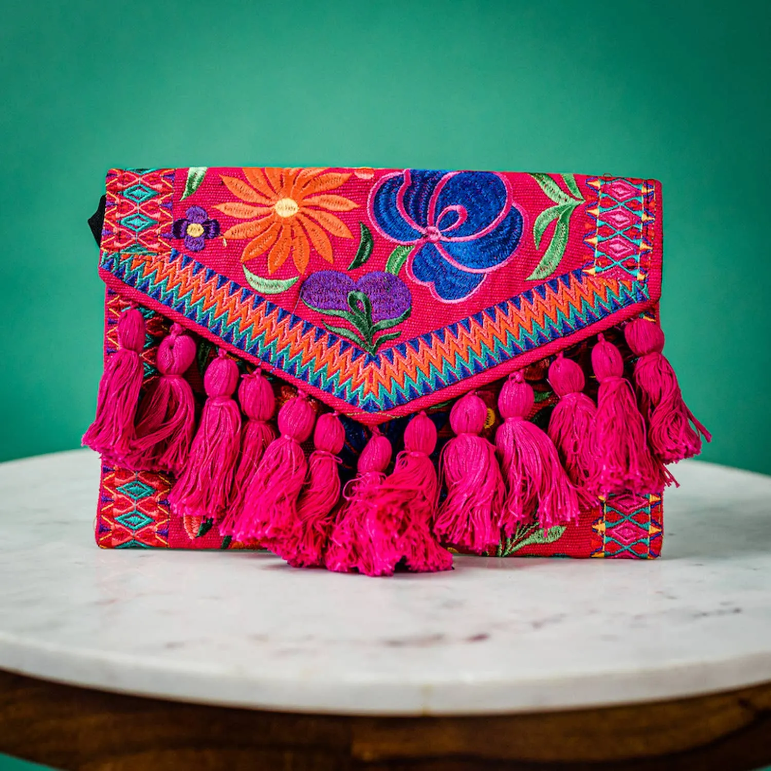 Invitation-only deal Fiesta Clutch Tassel Long-lasting