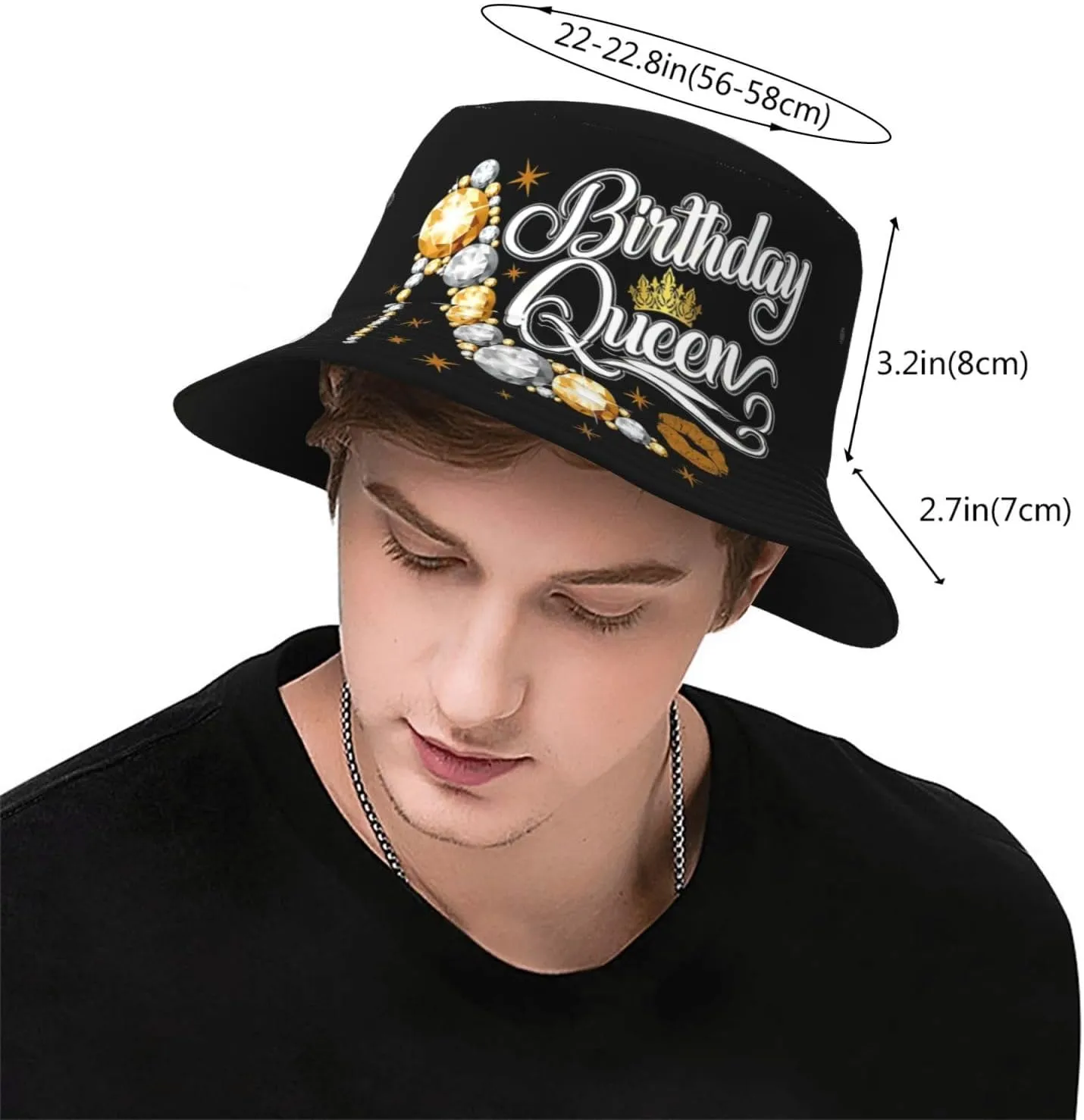 It's My Birthday Bucket Hats for Women Men Birthday Hat Packable Sun Hats Summer Travel Beach Hat Caps
