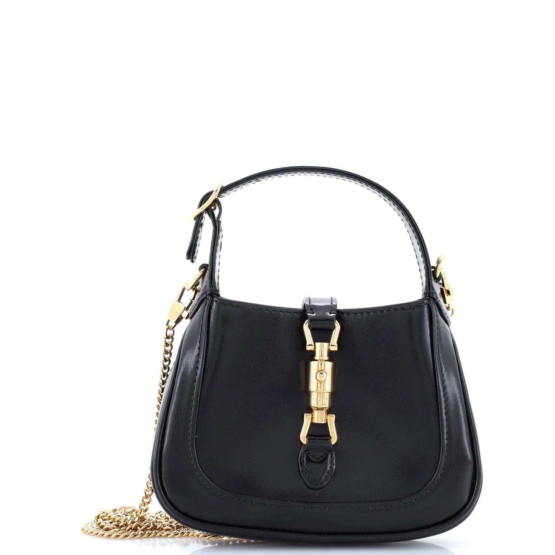 Jackie 1961 Chain Hobo Leather Super Mini