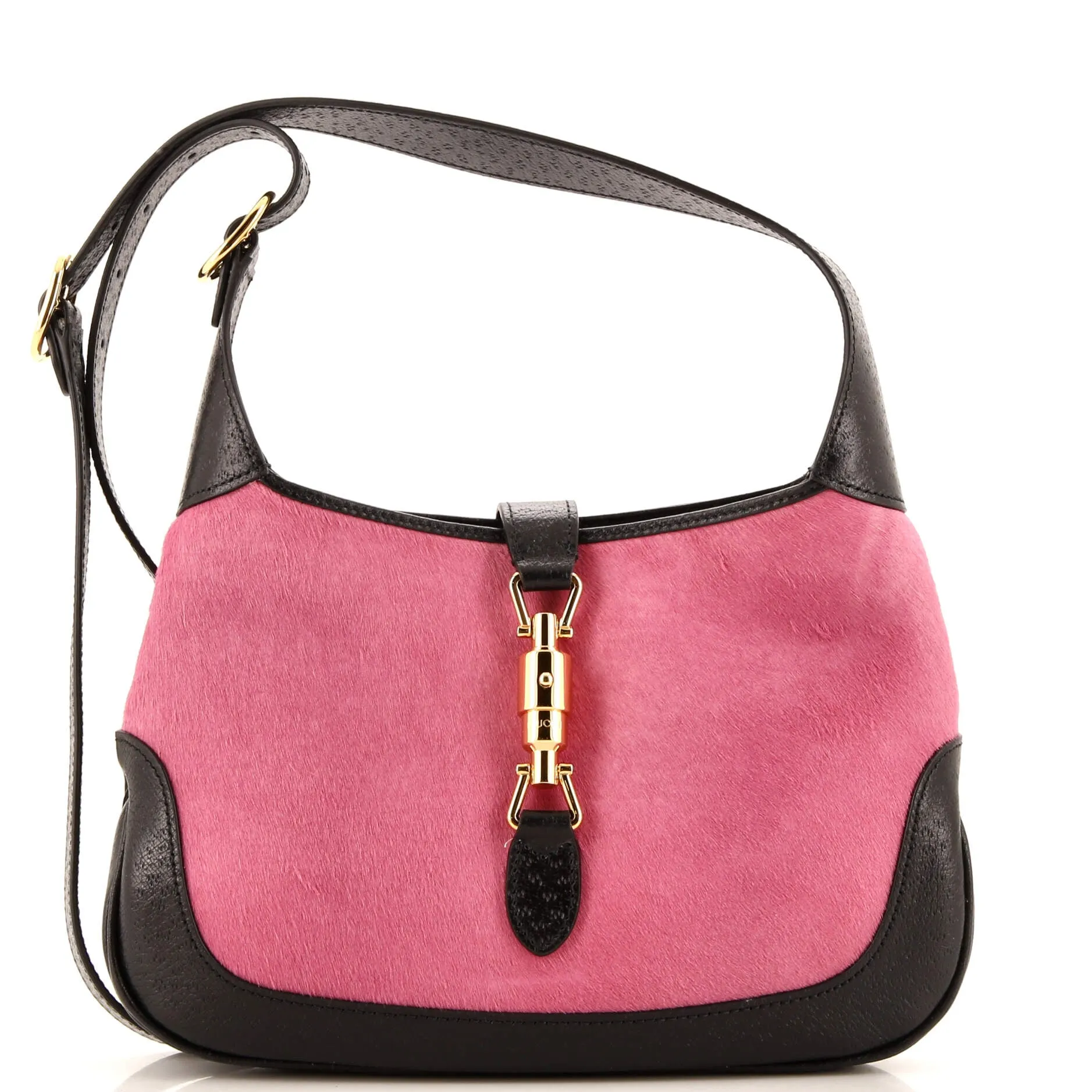 Jackie 1961 Hobo Calf Hair with Leather Small