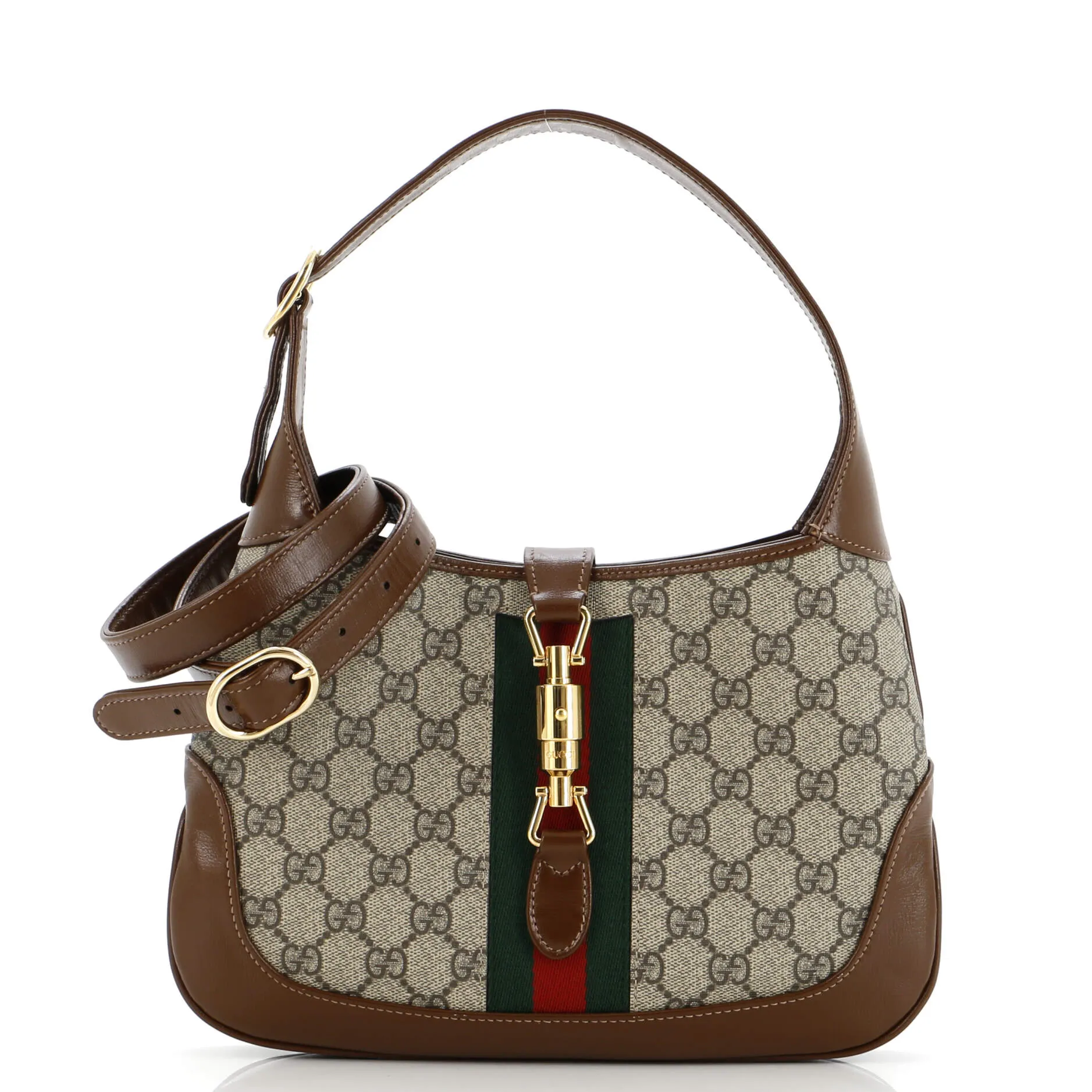 Jackie 1961 Hobo GG Coated Canvas Small