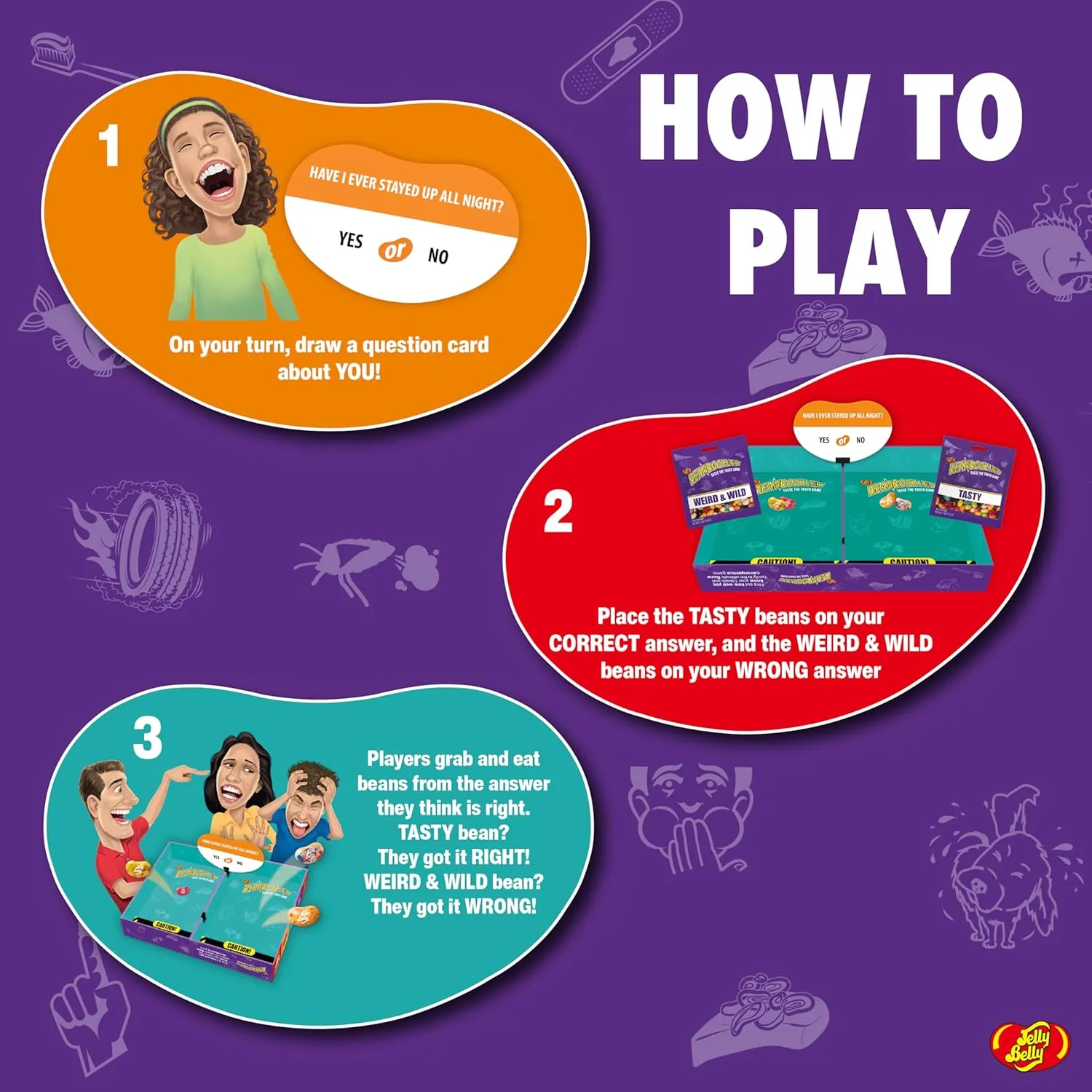 Jelly Belly BeanBoozled – Taste the Truth Family Board Game
