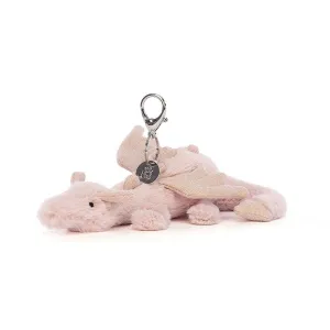 Jellycat Rose Dragon Bag Charms