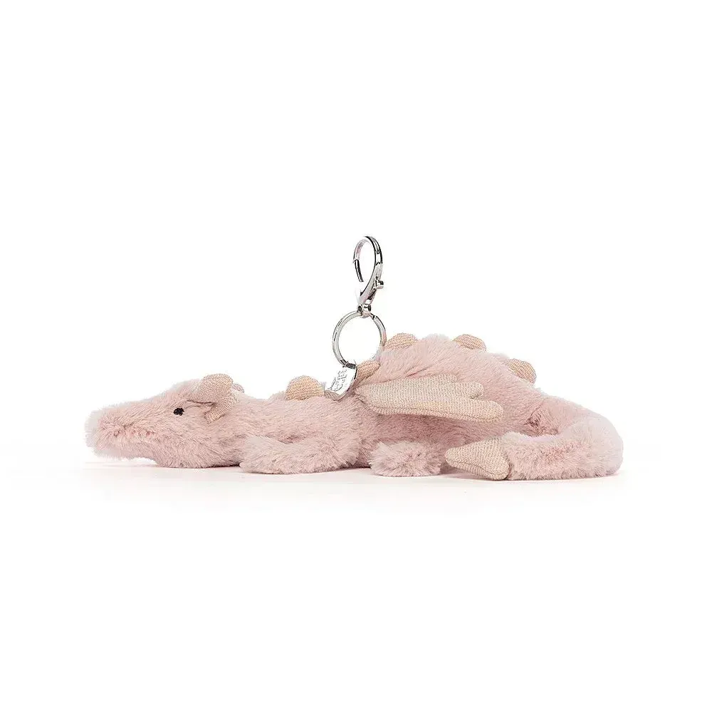 Jellycat Rose Dragon Bag Charms