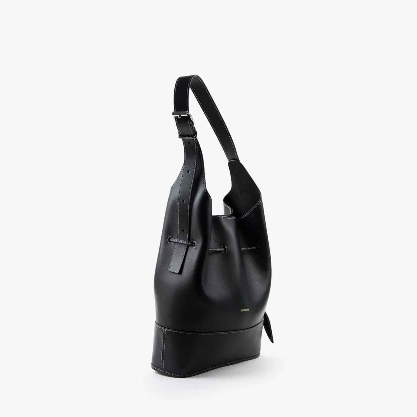 Jeremiah Flat Bucket Bag - Noir