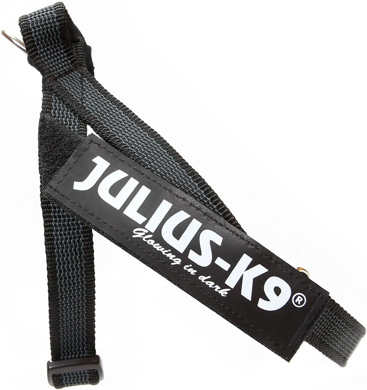 Julius-K9, 16IDC-MM-2015, IDC Color & Gray Belt Harness for Dogs, Size: Mini-Mini, Black-Gray