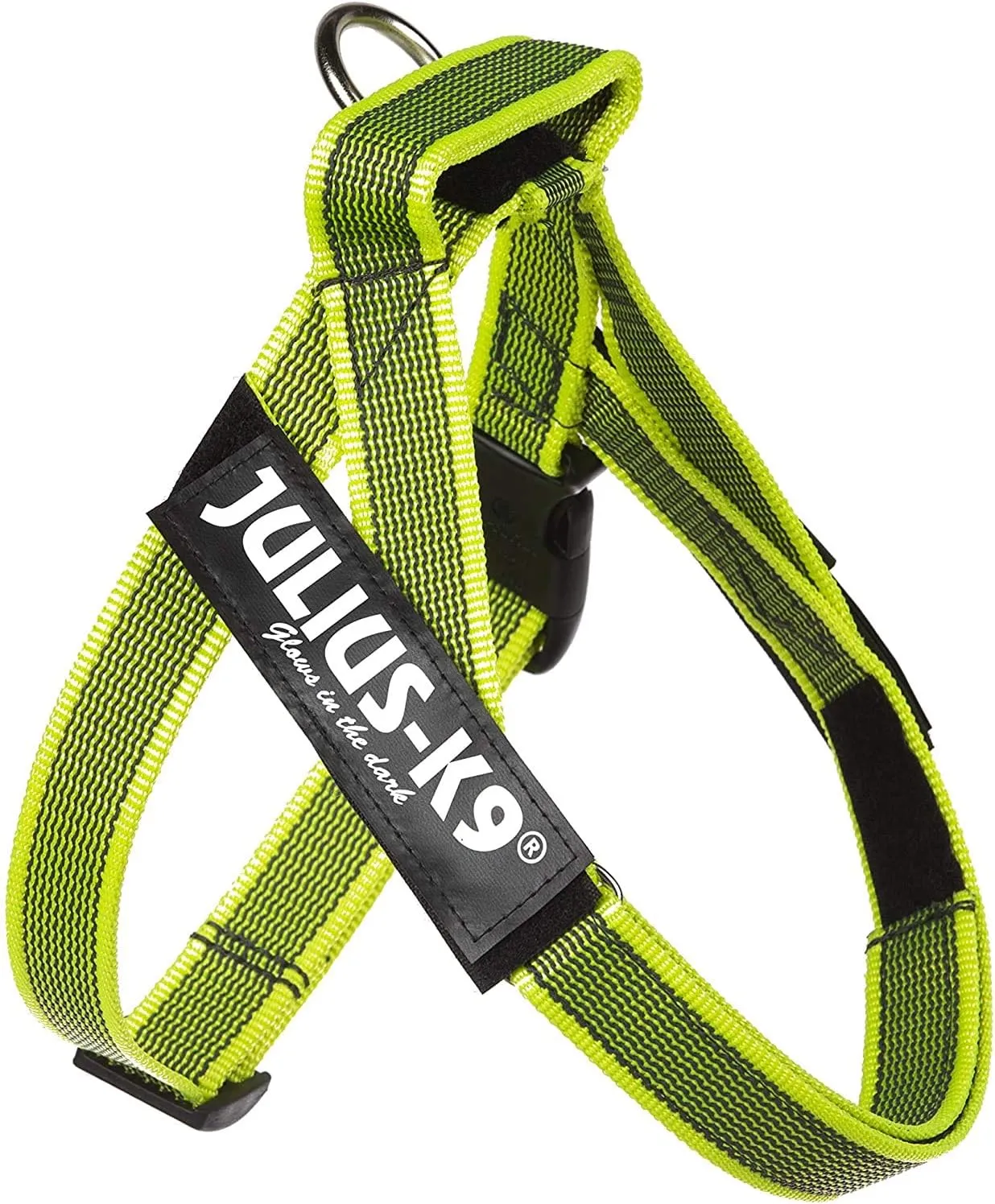 Julius-K9, IDC Color & Gray Belt Harness, Size: S/Mini, Neon-Gray