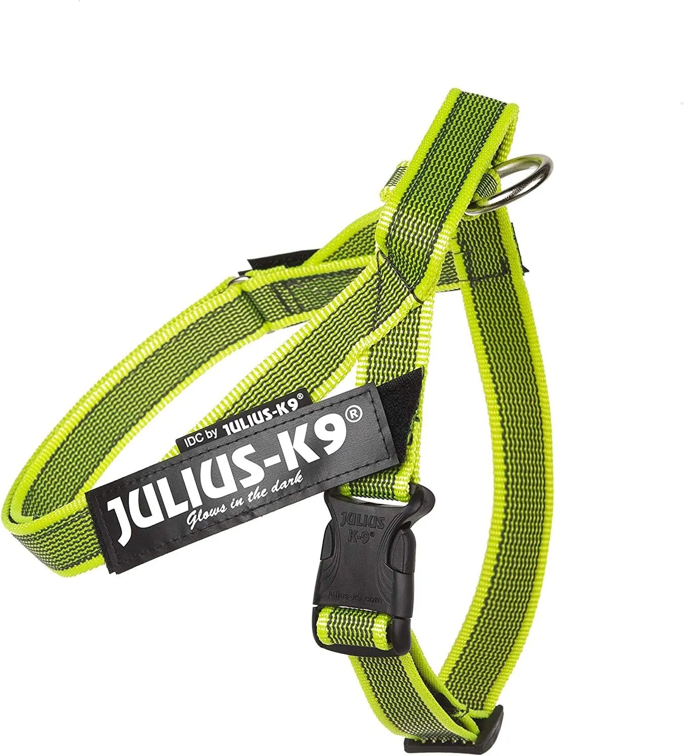 Julius-K9, IDC Color & Gray Belt Harness, Size: S/Mini, Neon-Gray
