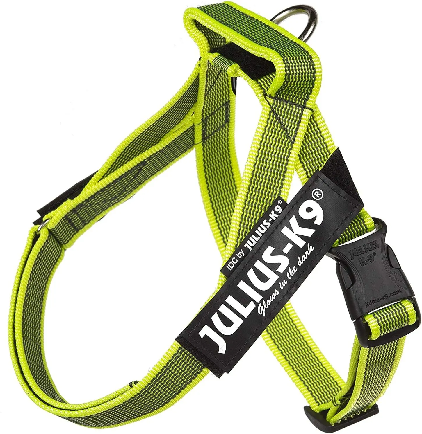 Julius-K9, IDC Color & Gray Belt Harness, Size: S/Mini, Neon-Gray