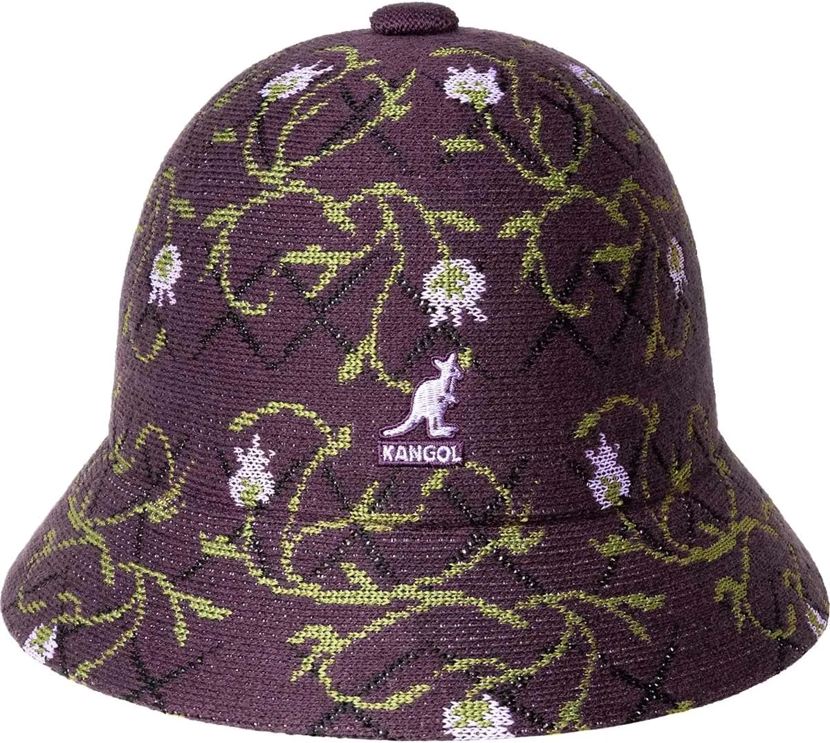 Kangol Tapestry Casual - Deep Plum Floral/XL Bucket Hat