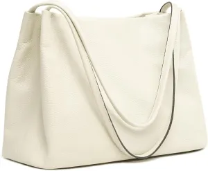 Kattee Leather Tote Bags for Women, Casual Shoulder Hobo Purses and Handbags, Top Magnetic Snap Closure