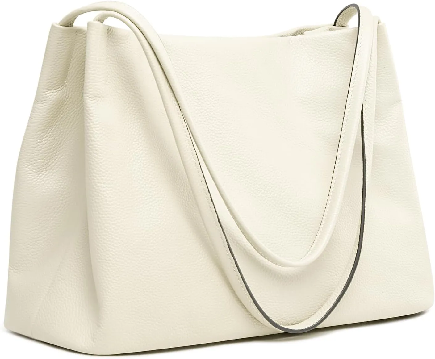 Kattee Leather Tote Bags for Women, Casual Shoulder Hobo Purses and Handbags, Top Magnetic Snap Closure
