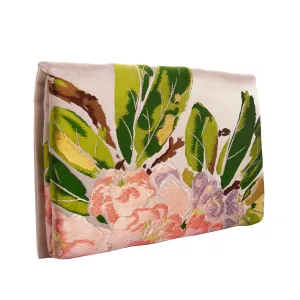 Kawaii Cute: Upcycled Obi Envelope Clutch/Shoulder Bag