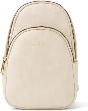KEDZIE Sunset Sling Bag in Soft Vegan Leather Crossbody Bag Cell Phone Purse Fanny Bag Packs for Women