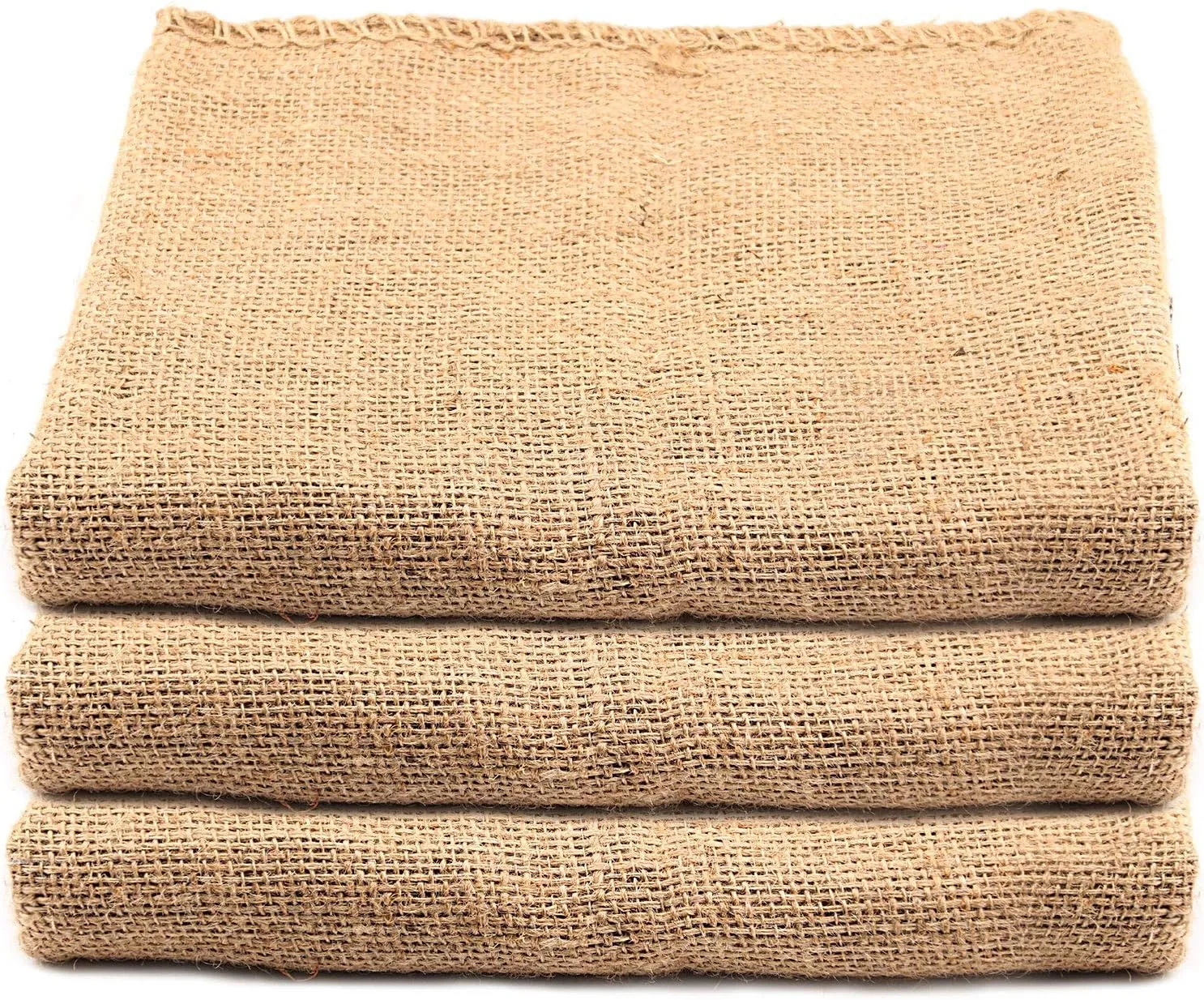 KEILEOHO 3 Pack 42 X 29 Inch Burlap Bags, Large Food Grade Burlap Sacks for Gardening, Planting Growing Bags, Potato Sack Race Bags for School Racing Game, Christmas Party Game
