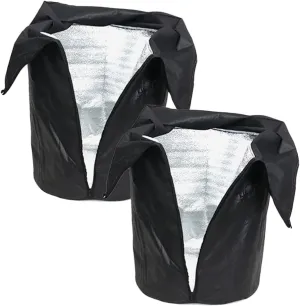 KESYOO 2Pcs Plant Frost Protection Cover Wear Resistant Oxford Cloth Plant Bag Winter Flowerpot Cover with Drawstring for Outdoor Plants Garden Frost Protection