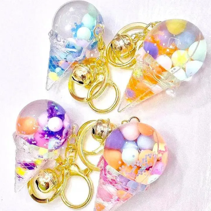 Key Chains | Ice Cream Floaty- multi colored | BC Mini