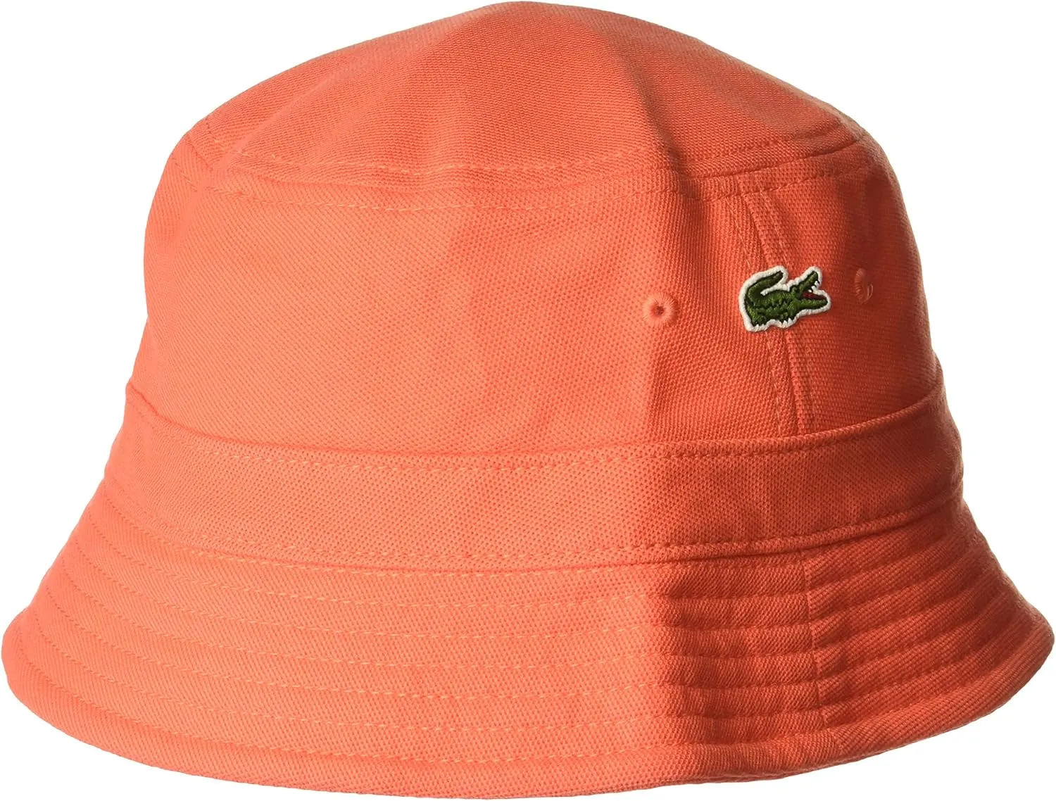 Lacoste Men's Solid Little Croc Pique Bucket Hat