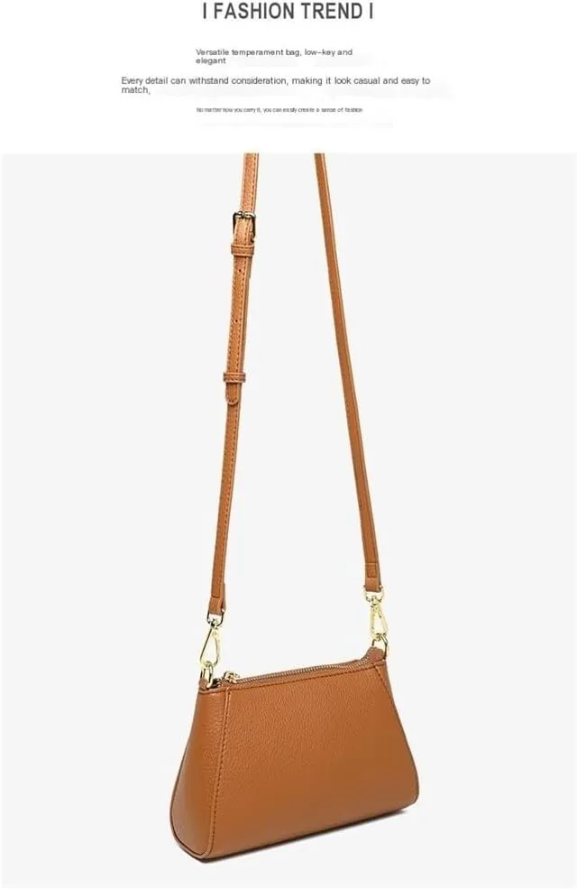 Ladies' Fashion Retro Underarm Bag Solid Color Soft Face Handheld Shoulder Bag Including Inner Bag(Gray)