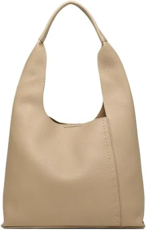 Ladies' Fashion Retro Underarm Bag Solid Color Soft Face Handheld Shoulder Bag Including Inner Bag(Gray)