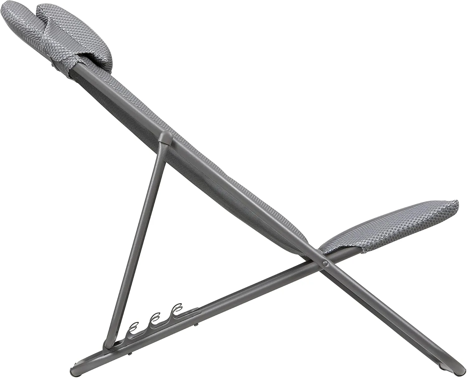 Lafuma Maxi TRANSAT Folding Sling Chair, Silver