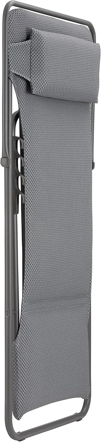Lafuma Maxi TRANSAT Folding Sling Chair, Silver