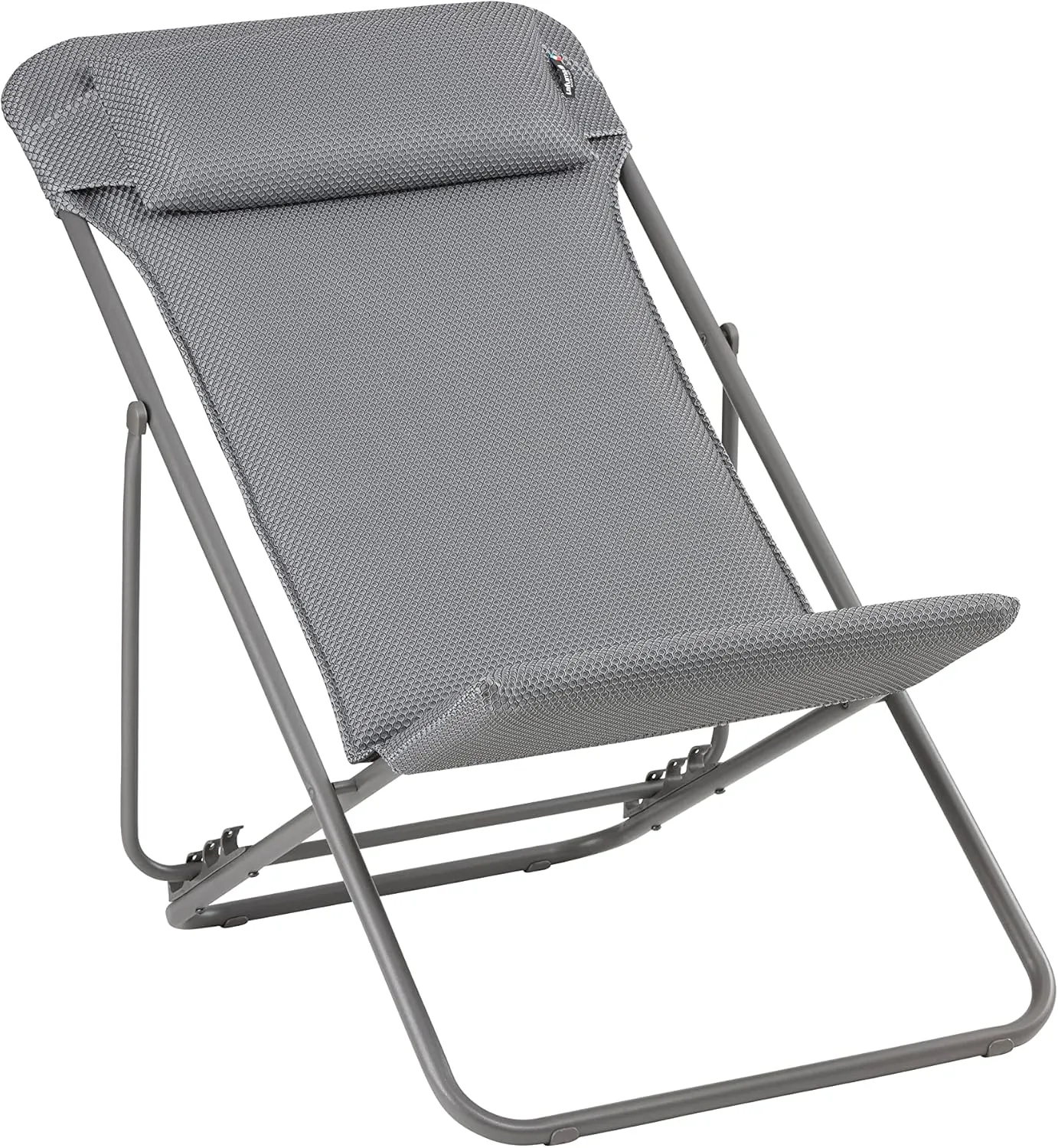 Lafuma Maxi TRANSAT Folding Sling Chair, Silver