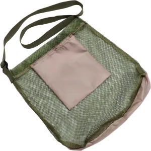 Large Capacity Mushroom Picking Bag Mesh Foraging Shoulder Bag Crossbody Gardening Tote