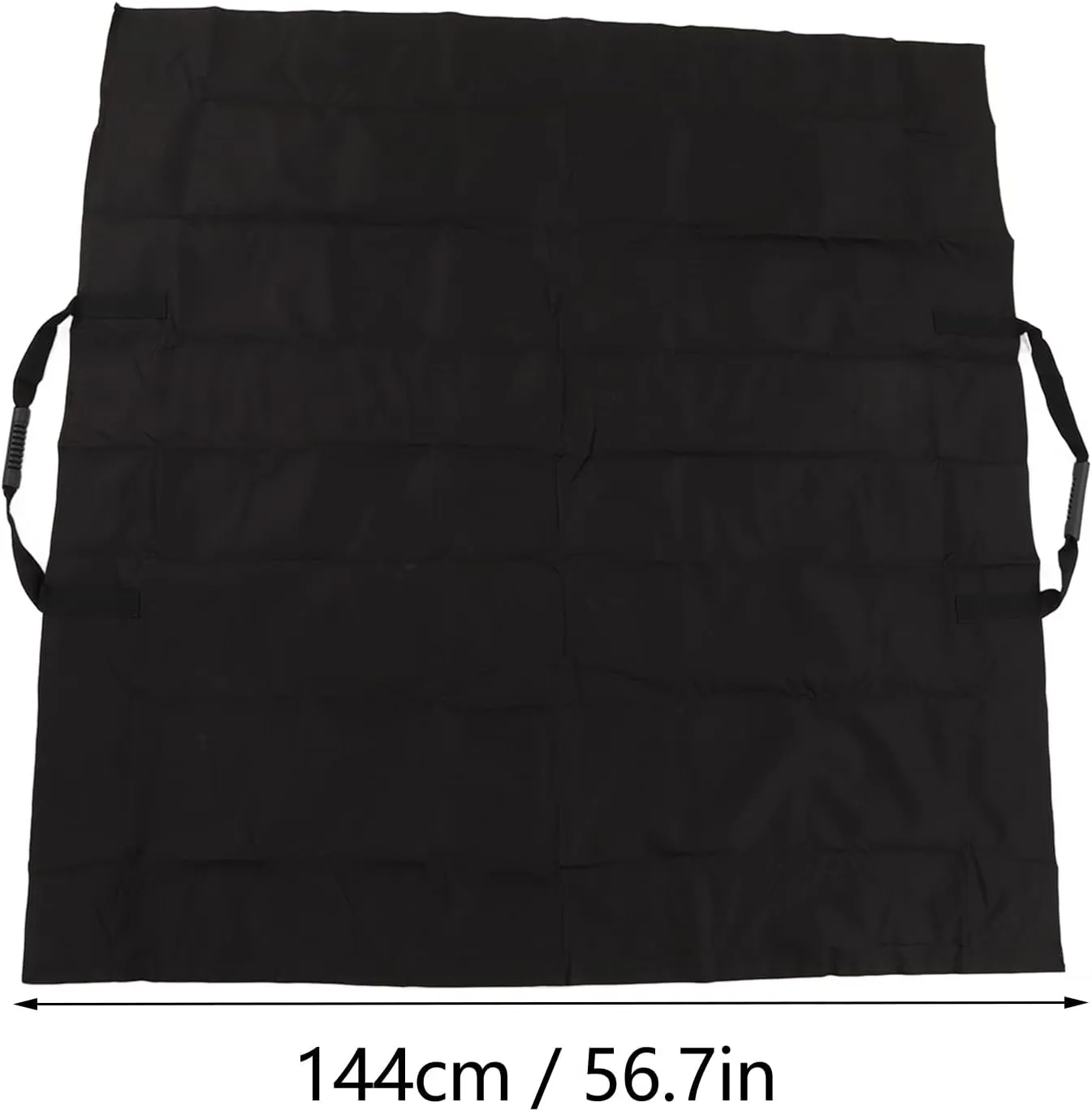 Leaf Bag for Collecting Leaves, Reusable Gardening Leaf Bag 2 IN 1 Leaf Tarp Waste Bags Trash Collapsible Storage Lawn Container with Handles (Black)