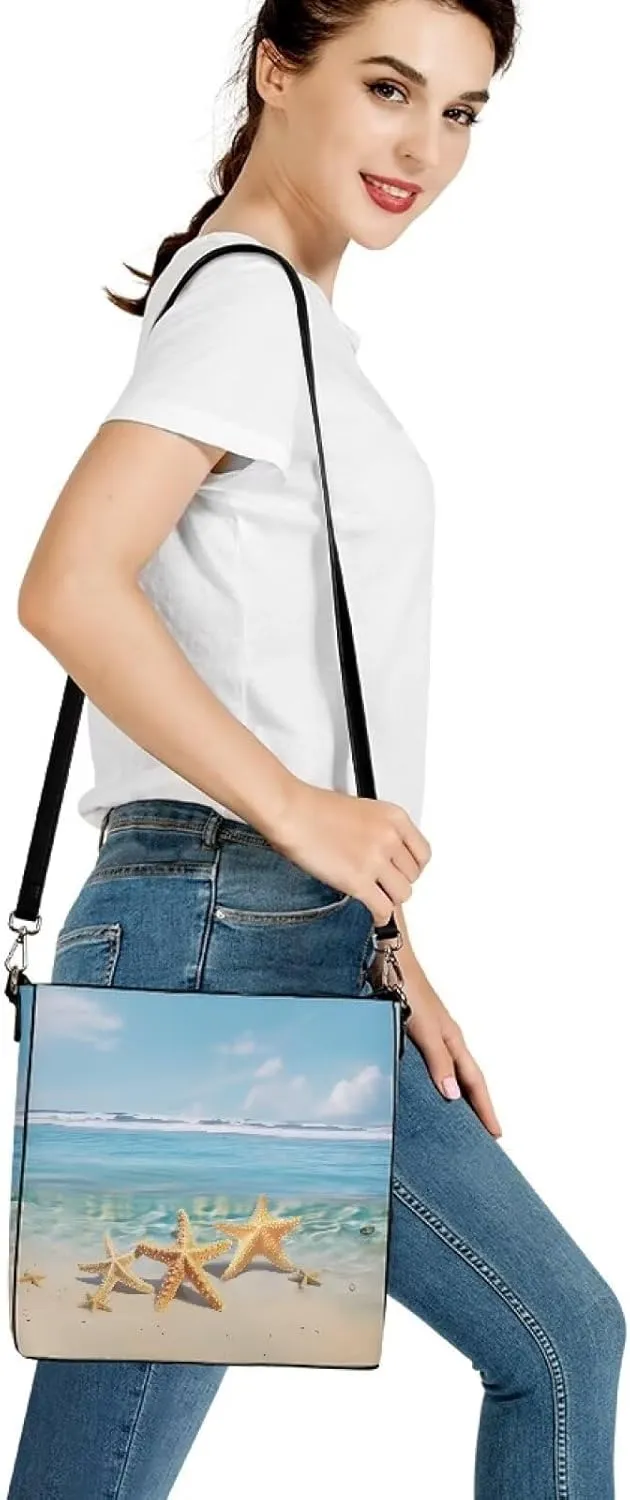 Leather Shoulder Bag Extra Large Bucket Handbags for Women Travel Party with Pockets Tote Purse Bags