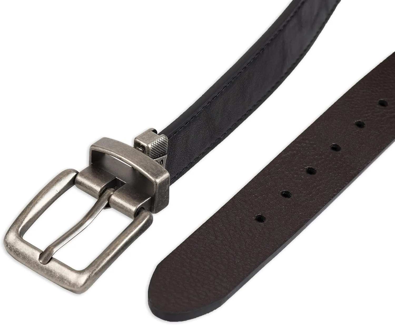 Levi's Big Kids Belt - School Friendly Casual Two-in-One Reversible Belt