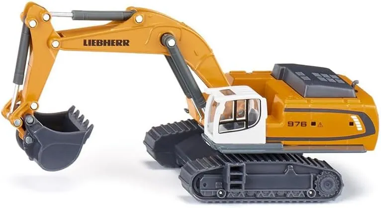 Liebherr 976 Hydraulic Excavator Yellow 1/87 (HO) Diecast Model by Siku SK1874