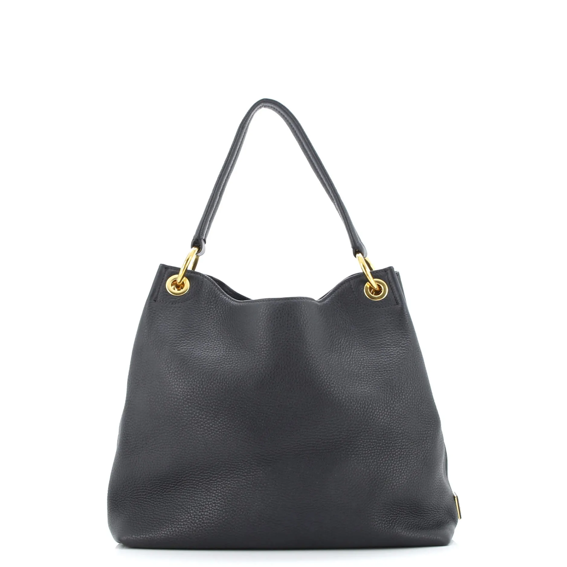 Logo Hobo Embossed Vitello Daino Large
