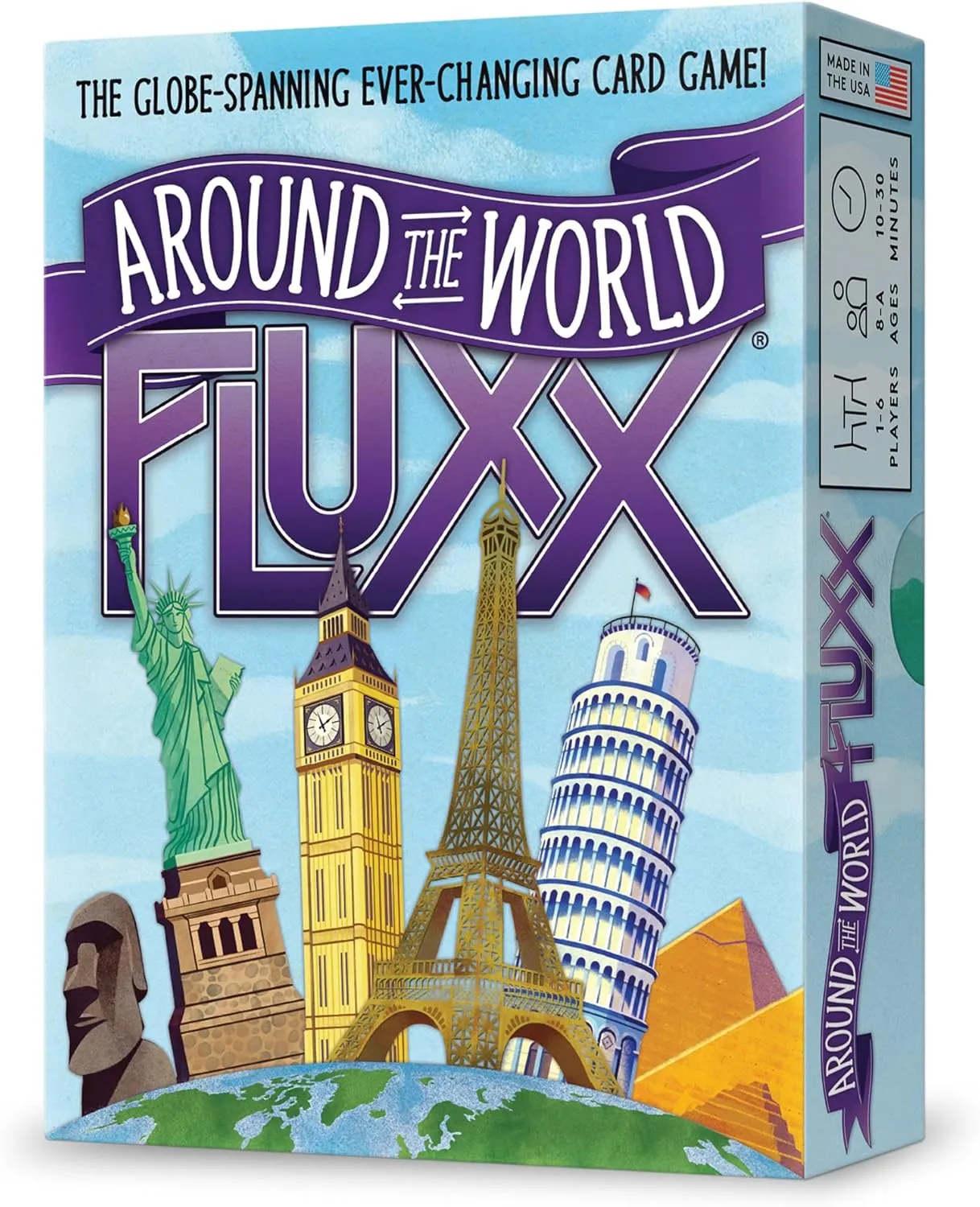 Looney Labs Around The World Fluxx Card Game - Worldwide Adventure with Dynamic Gameplay