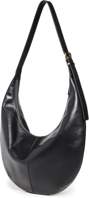 Madewell Women's Essentials Slouch Hobo Bag, True Black, One Size
