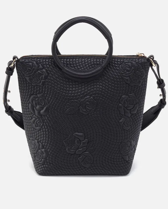 Maggie Medium Crossbody Black Quilted Bag