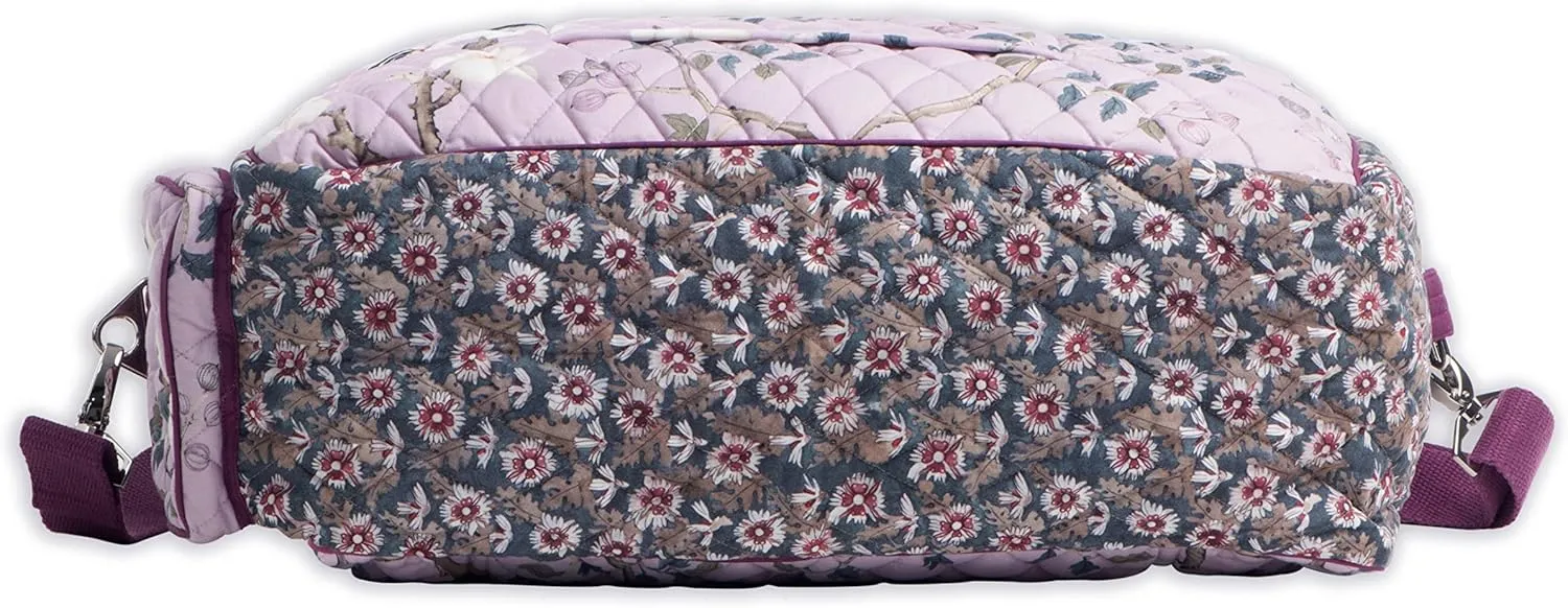 Maison d' Hermine Weekend Bag Cotton Quilted Duffel Overnight Luggage Weekender Gym Bag for Gifts Travel Men Women Business Travellers Family Trip, Osaka