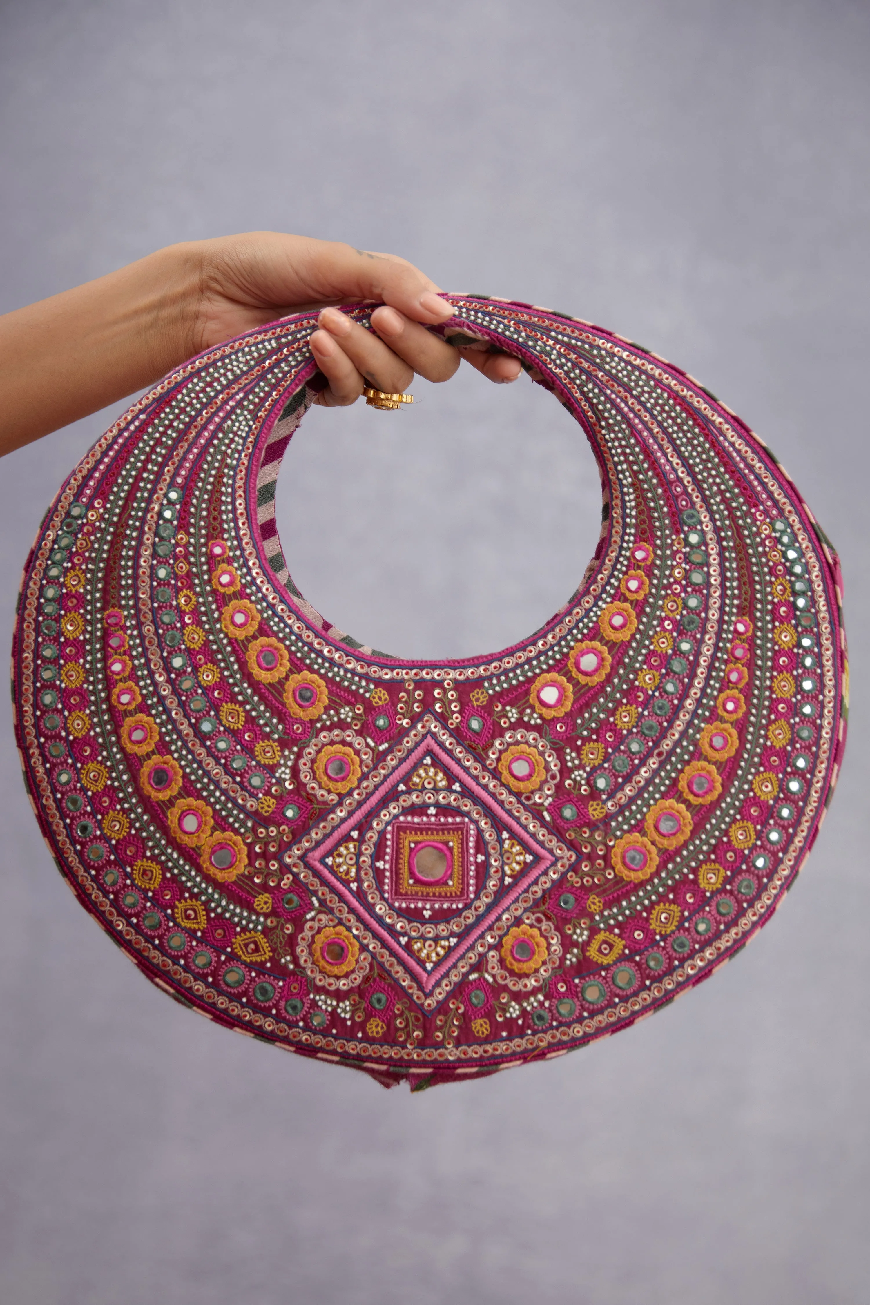 Manika Lolita Sheesham Hobo Bag