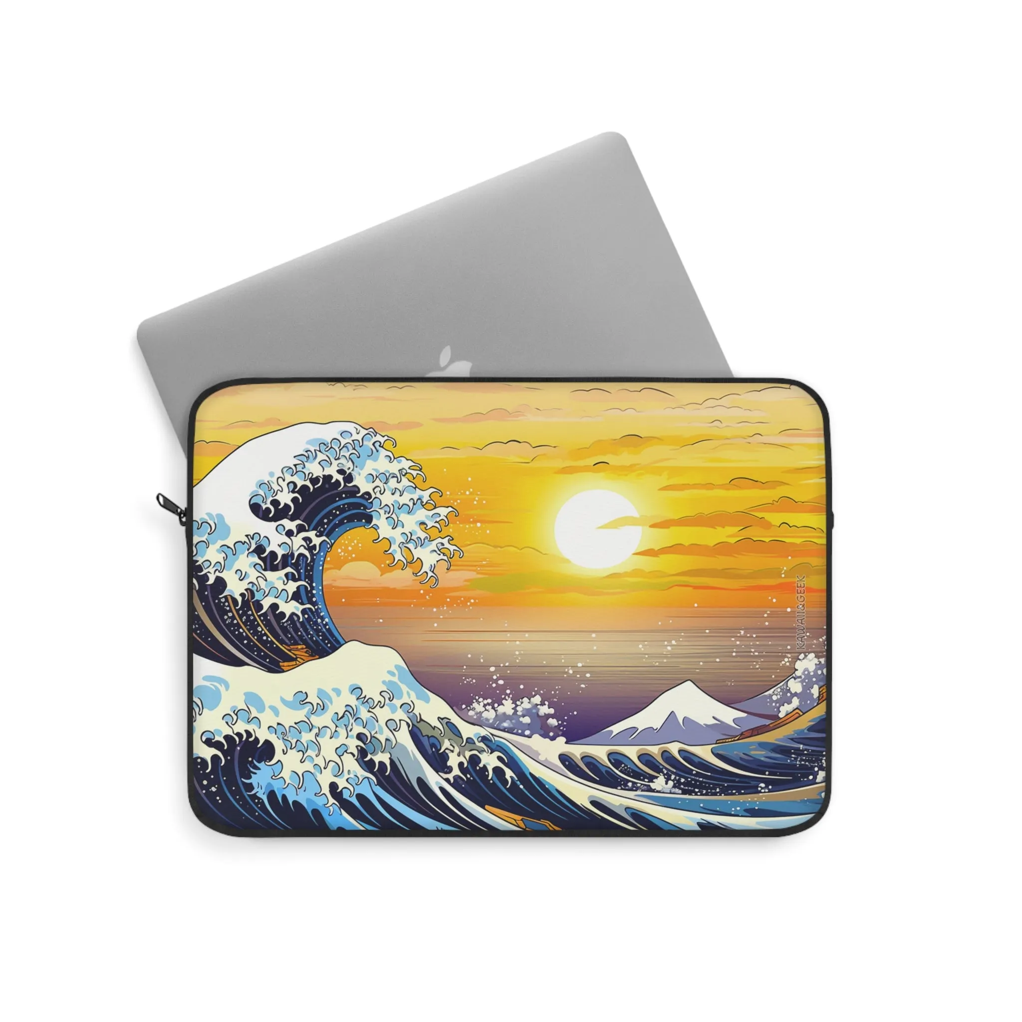 Marvellous Big Wave Hokusai Style Laptop Sleeve - Available in 13 and 15 Inches