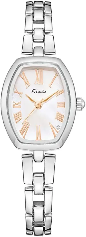 MASTOP Fashion Watch for Women Bucket Type Square Case Diamonds Quartz Analog Display Waterproof Elegant Ladies Watches